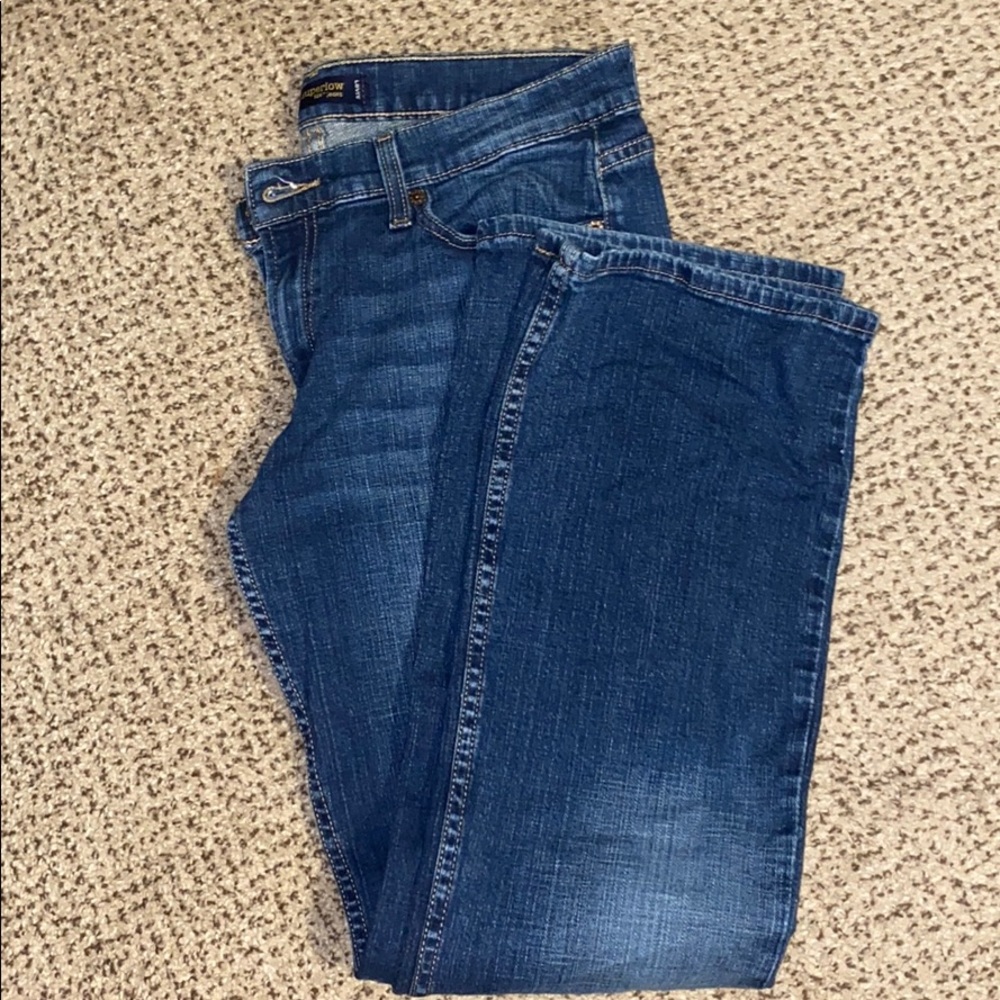 Levi too super low 524 jeans